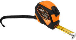 NEO TOOLS Mérőszalag, 5m/25mm, acél, mágneses, autostop+ rögzítő (67-233) - szerszamparadicsom