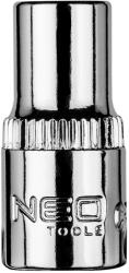 NEO TOOLS Dugókulcs 6mm, 1/4", hatlapú, Minimum rendelés: 5db (08-446)