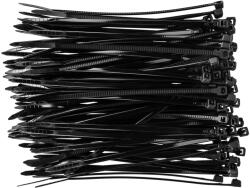 TOPEX KÁBELKÖTEGELŐ, gyorskötöző, 2, 5mm x 100mm, fekete, 100db, Minimum rendelés: 5cs (44E970)