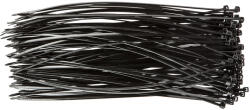 TOPEX KÁBELKÖTEGELŐ, gyorskötöző, 2, 5mm x 200mm, fekete, 100db, Minimum rendelés: 5cs (44E972)