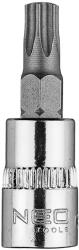 NEO TOOLS Torx dugókulcs 1/4" 37mm TX30, Minimum rendelés: 5db (10-327)