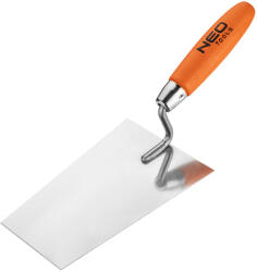NEO TOOLS Kőműves kanál szögletes, berni, 180mm, fa markolat (50-143) - szerszamparadicsom