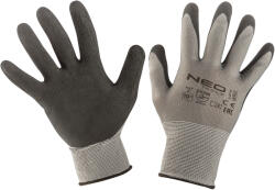 NEO TOOLS Munkakesztyű, latexbevonatú nylon, 3141X, több méretben, Minimum rendelés: 5 pár (97-617-10)