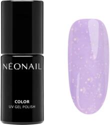 NEONAIL Baby Bloomer géles körömlakk csillámporral árnyalat Purple-mazing 7, 2 ml