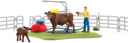 Schleich Figurina Schleich Farm World cow washing station (42529) Figurina