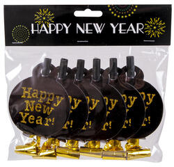 Ördögnyelv Happy New Year 6 db (637673)