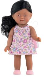 Corolle Păpușa Mini Corolline Rosaly Les Trendies Corolle cu ochi căprui și flori mov pe rochie 20 cm de la 3 ani (CO240040) Papusa