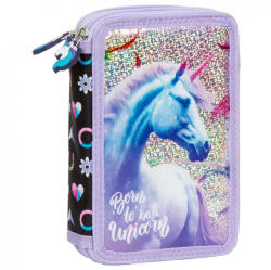 DERFORM Unikornis felszerelt emeletes tolltartó - Born to be a Unicorn (PWDJR15) (PWDJR15) - gyerekjatekbolt