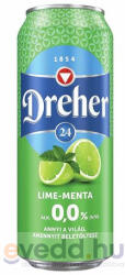 Dreher 24 Alkoholmentes Sör 0, 5L Lime-Menta (DRS)