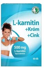 Dr. Chen Patika L-karnitin 500mg+Króm+Cink kapszula 60db