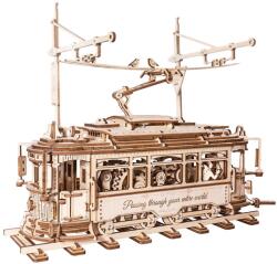 Robotime Puzzle 3D din lemn Robo Time din 374 de piese - Tramvai (LK801)