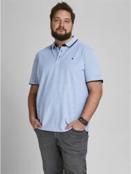 JACK & JONES Мъжка блуза с яка Jack and Jones Jack Paulos Tipped Pique Short Sleeve Polo Shirt Mens Plus Size - Bright Cobalt