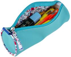 OXFORD Penar etui rotund OXFORD, Floral pastel, Turcoaz (400159514) Penar