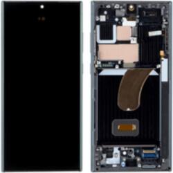 Samsung GH96-15524A Gyári Samsung Galaxy S23 Ultra OLED kijelző érintővel fekete kerettel, előlap (GH96-15524A)
