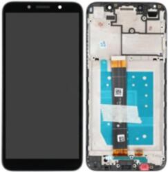 Motorola 5D68C14961 Gyári Motorola Moto E6 Plus fekete LCD kijelző érintővel kerettel előlap (5D68C14961)