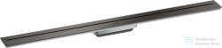 Hansgrohe AXOR DRAIN falhoz illeszthető 100 cm-es zuhanyfolyóka alaptest nélkül, szálcsiszolt fekete króm 42528340 (42528340)