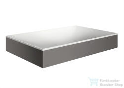 Hansgrohe AXOR SUITE 60x40 cm-es pultra ültethető mosdó csaplyuk nélkül, matt fehér/szálcsiszolt fekete króm 42004340 (42004340)