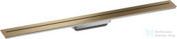 Hansgrohe AXOR DRAIN falhoz illeszthető 90 cm-es zuhanyfolyóka alaptest nélkül, szálcsiszolt bronz 42527140 (42527140)