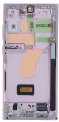 GH96-15524A Samsung Galaxy S23 Ultra S918B EU Ver. OLED kijelző érintővel Levendula színű kerettel előlap (GH96-15524A)