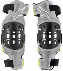 Alpinestars Genunchiere Alpinestars Bionic-7 galben-fluo argintiu (AIM160-281)