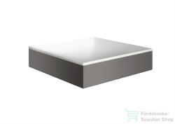 Hansgrohe AXOR SUITE 40x40 cm-es pultra ültethető mosdó csaplyuk nélkül, matt fehér/szálcsiszolt fekete króm 42003340 (42003340)