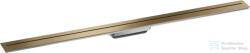 Hansgrohe AXOR DRAIN falhoz illeszthető 120 cm-es zuhanyfolyóka alaptest nélkül, szálcsiszolt bronz 42529140 (42529140)