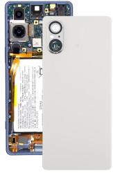 tel-szalk-192969153955 Sony Xperia 5 V Ezüst akkufedél, hátlap, hátlapi kamera lencse (Platinum Silver) (tel-szalk-192969153955)