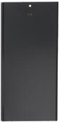 Samsung GH82-33783A Samsung Galaxy S23 Ultra Eu Ver. OLED kijelző érintővel ezüst kerettel előlap (kis kijelzős, vastag kávás) (GH82-33783A)
