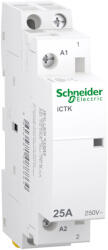  Schneider Electric A9C40125 iCTK Moduláris kontaktor 25A, 1 Záró érintkező (NO), vezérlő feszültség 230-240V AC 50 Hz (A9C40125)