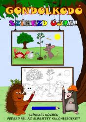 Gondolkodó - Színezd újra! - ujkonyvek