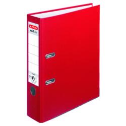 Herlitz Biblioraft A4 plastifiat PP 5 cm / 8 cm diverse culori Herlitz 8 cm Rosu (HZ5480306)