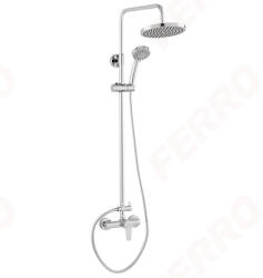 FERRO Baterie Perete Dus Ferro Ritto Cu Set De Dus Complet - Crom