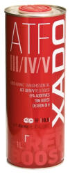 XADO ATF III/IV/V RED BOOST 1L kiszerelésű szintetikus automata váltó olaj 26129