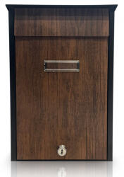 KRONBERG Cutie postala Kronberg® ASTRA Wood 335X220x70 mm negru
