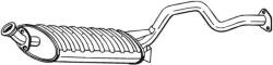 BOSAL Toba esapamet intermediara BOSAL 278-557 (278-557) - automobilus