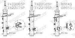 MONROE amortizor MONROE 742207SP