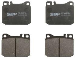 SBP set placute frana, frana disc SBP SM117