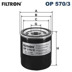 FILTRON Filtru ulei FILTRON OP 570/3 - automobilus