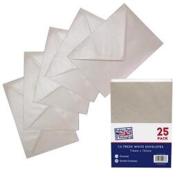 PUKKA PAD Boríték, C6, enyvezett, PUKKA PAD Fresh White , elefántcsont fehér (9067-ENV) - molnarpapir