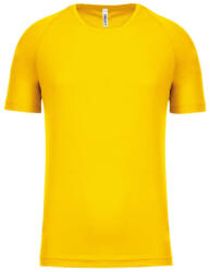 Proact PA445 rövid ujjú kereknyakú gyerek sportpóló Proact, True Yellow-10/12 (pa445tye-10-12)