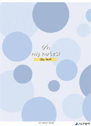 Shkolyaryk Publishing House Füzet, tűzött, A5, vonalas, 48 lap, SHKOLYARYK "Oh my notes", vegyes (A5-048-5239L) - alter