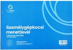 Bluering Személygépkocsi menetlevél 100lap, os tömb A4, fekvő D. GEPJ. 31 Bluering® (D.GEPJ.31) - irodaitermekek