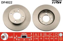 TRW Disc frana TRW DF4022 (DF4022) - automobilus