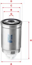 SOFIMA filtru combustibil SOFIMA S 6120 NR (S 6120 NR) - automobilus