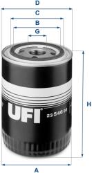 UFI Filtru ulei UFI 23.546. 00 (23.546.00)
