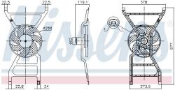 NISSENS Ventilator, radiator NISSENS 850089 (850089) - automobilus