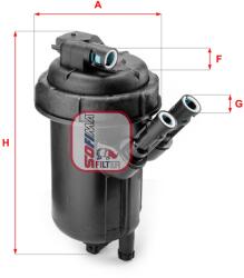 SOFIMA filtru combustibil SOFIMA S 5114 GC (S 5114 GC) - automobilus