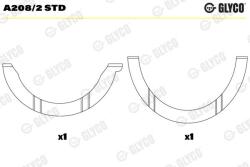 GLYCO Saiba distantier, arbore cotit GLYCO A208/2 STD (A208/2 STD)
