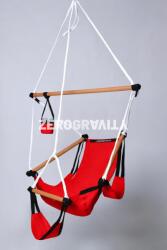 ZeroGravity Piros gyermek függőszék - fehér kötéllel