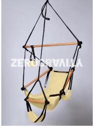 ZeroGravity Bézs gyermek függőszék - fekete kötéllel